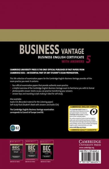 Cambridge English Business 5 Vantage