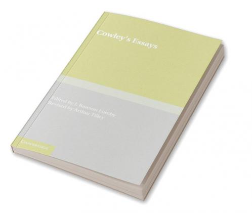 Cowley's Essays