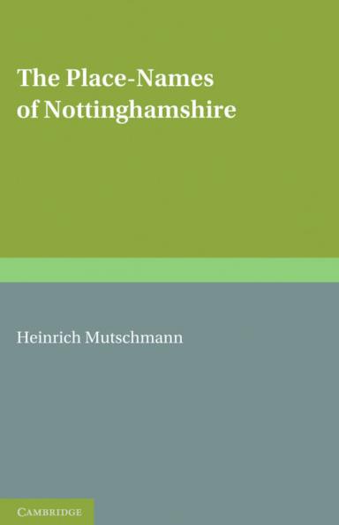 The Place-Names of Nottinghamshire