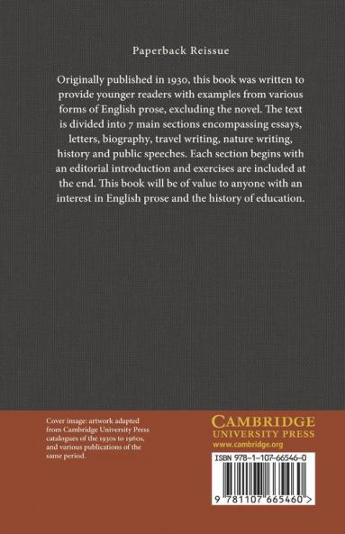 The Threshold of English Prose