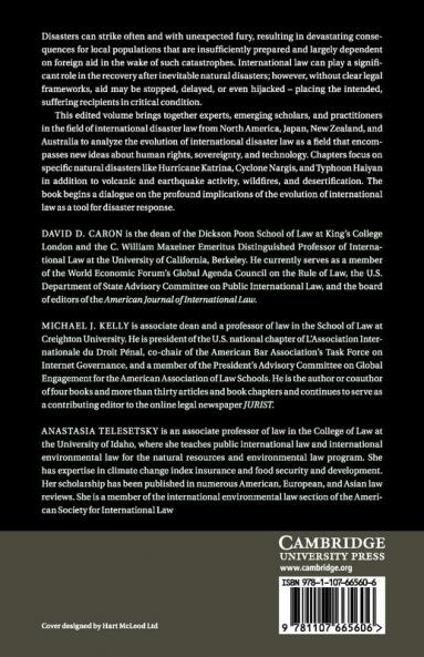 The International Law of Disaster Relief
