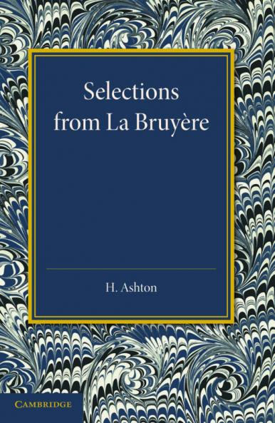 Selections from La Bruyere