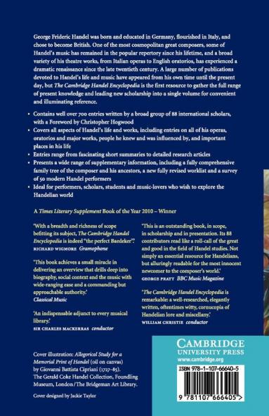 The Cambridge Handel Encyclopedia