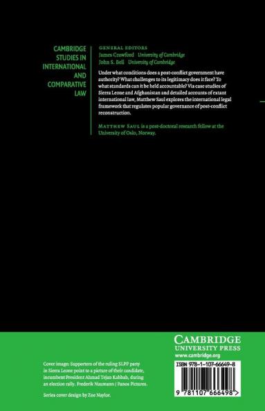 Popular Governance of Post-Conflict Reconstruction