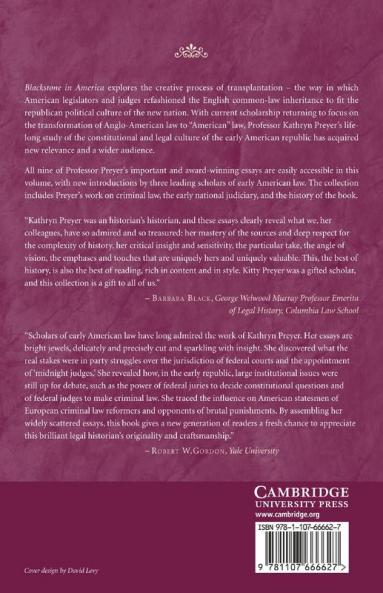 Blackstone in America