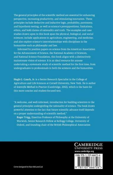 Scientific Method in Brief