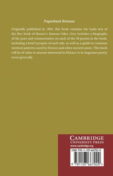 Horace Odes I
