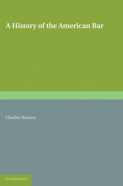A History of the American Bar