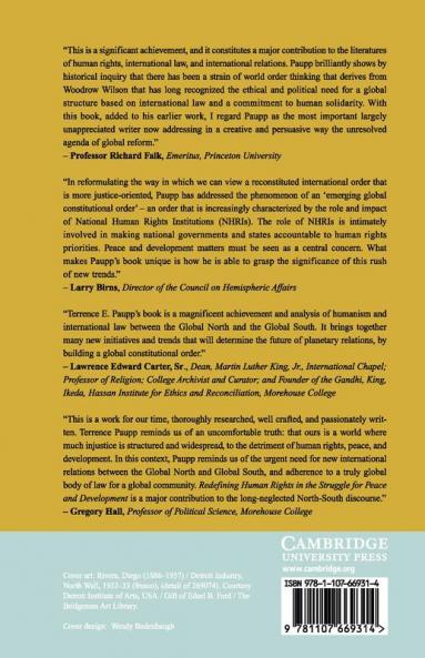 Redefining Human Rights in the Struggle for Peace and Development