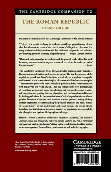 The Cambridge Companion to the Roman Republic Second Edition