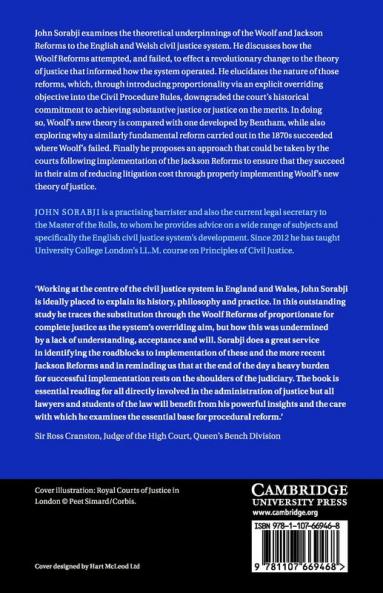 English Civil Justice after the Woolf and Jackson Reforms