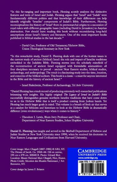 The Legacy of Israel in Judah's Bible