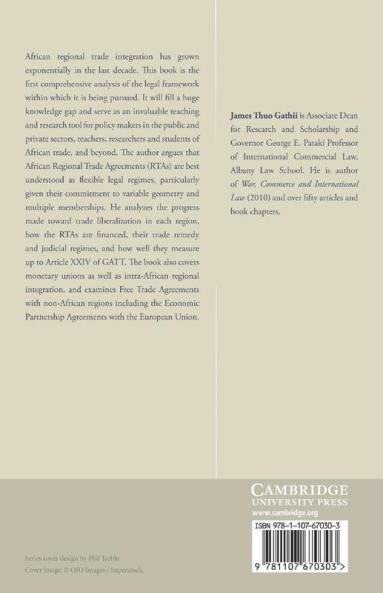 African Regional Trade Agreements as Legal Regimes