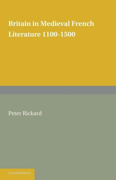 Britain in Medieval French Literature