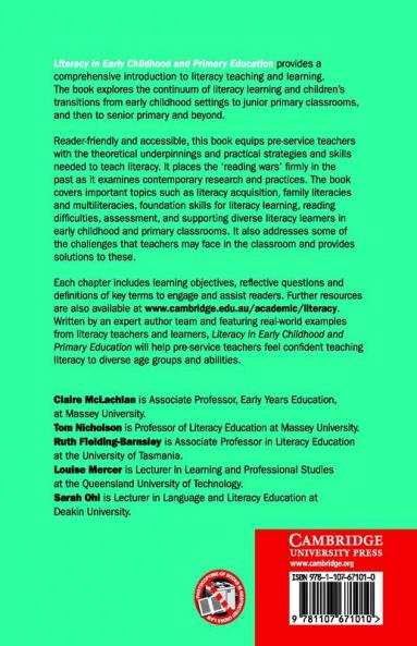Literacy in Early Childhood and Primary Education