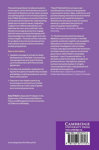 The Environment and International Relations