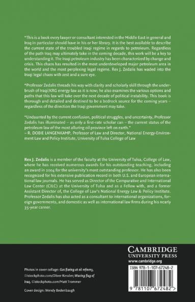 The Legal Dimensions of Oil and Gas in Iraq