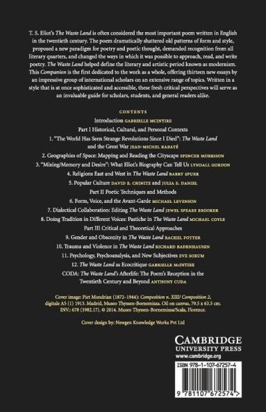 The Cambridge Companion to The Waste Land