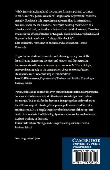 Micropolitics in the Multinational Corporation