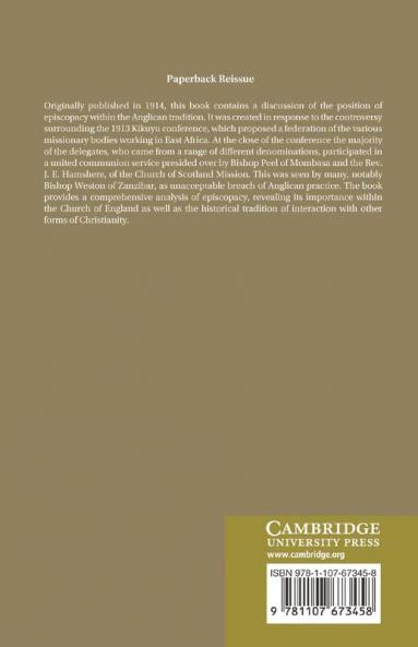 The Church of England and Episcopacy