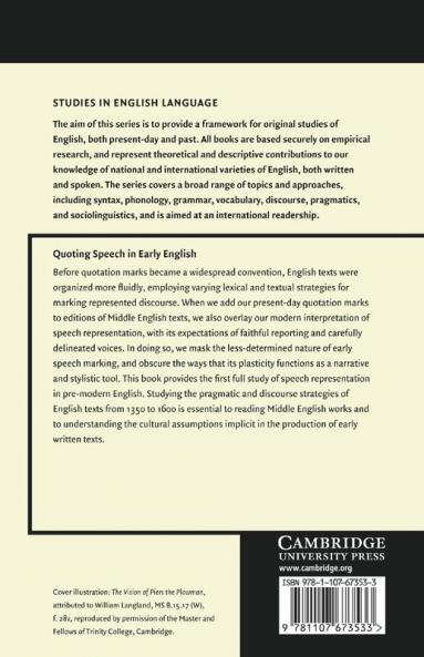 Quoting Speech in Early English