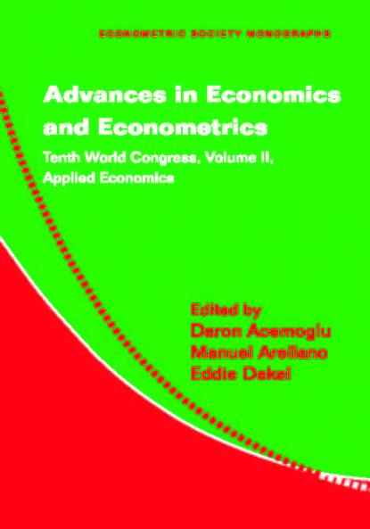 Advances in Economics and Econometrics