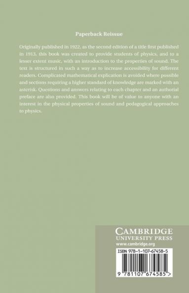 Sound. by J.W. Capstick