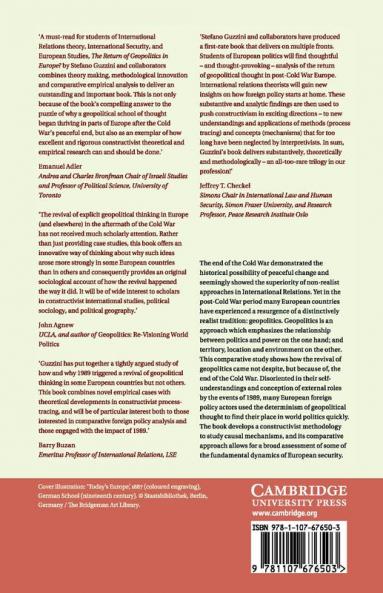 The Return of Geopolitics in Europe?