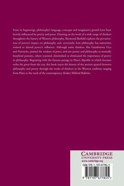 The Ancient Quarrel Between Philosophy and             Poetry