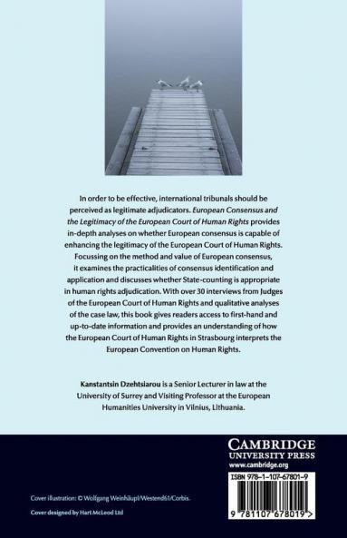 European Consensus and the Legitimacy of the European Court of Human Rights