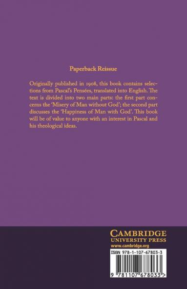 Blaise Pascal Thoughts