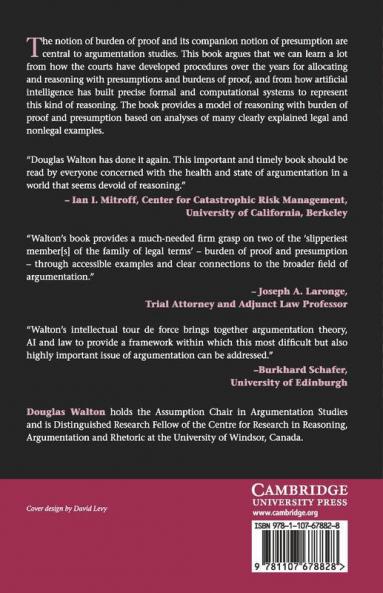 Burden of Proof Presumption and Argumentation