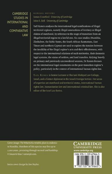 Transition from Illegal Regimes Under International Law