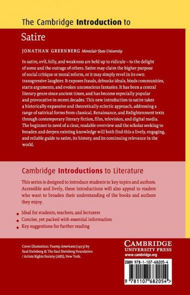 The Cambridge Introduction to Satire