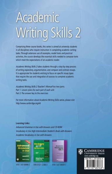 Academic Writing Skills 2 Teacher's Manual