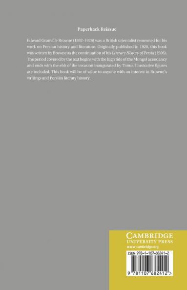 A History of Persian Literature Under Tartar Dominion (Ad 1265 1502)