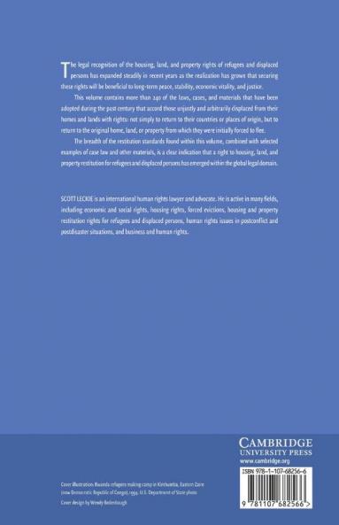 Housing and Property Restitution Rights of Refugees and Displaced             Persons