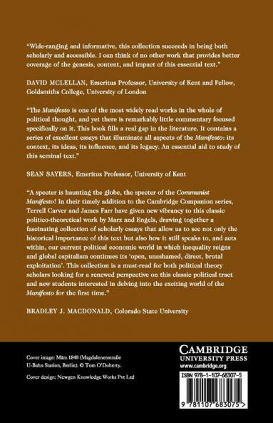Cambridge Companion to The Communist Manifesto
