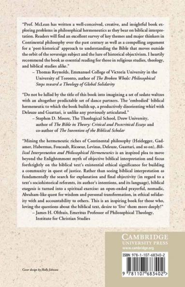 Biblical Interpretation and Philosophical Hermeneutics