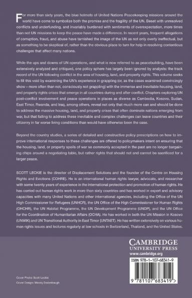 Housing Land and Property Rights in Post-Conflict United Nations and Other Peace Operations
