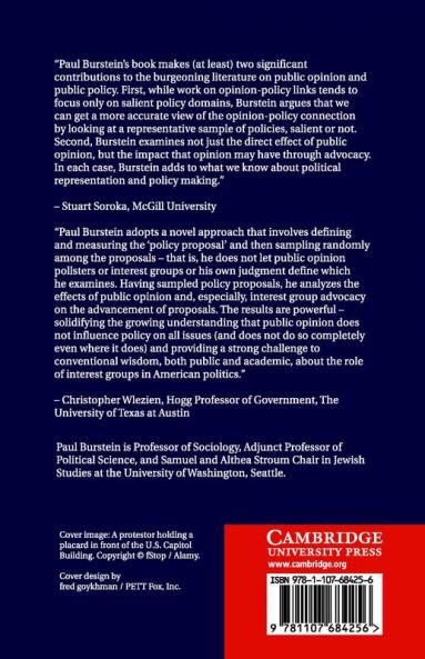 American Public Opinion Advocacy and Policy in Congress