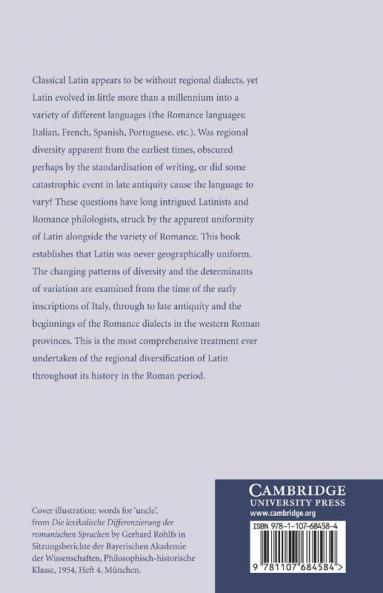 The Regional Diversification of Latin 200 BC - Ad 600