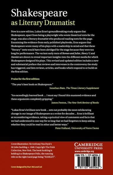 Shakespeare as Literary Dramatist