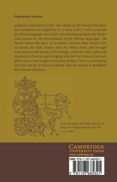 The Travels of Fa-Hsien (399 414 A.D.) or Record of the Buddhistic Kingdoms