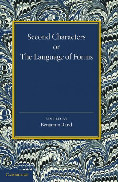 Second Characters or the Language of Forms