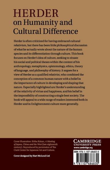 Herder on Humanity and Cultural Difference