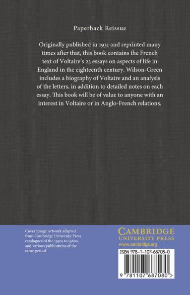 Lettres Sur Les Anglais