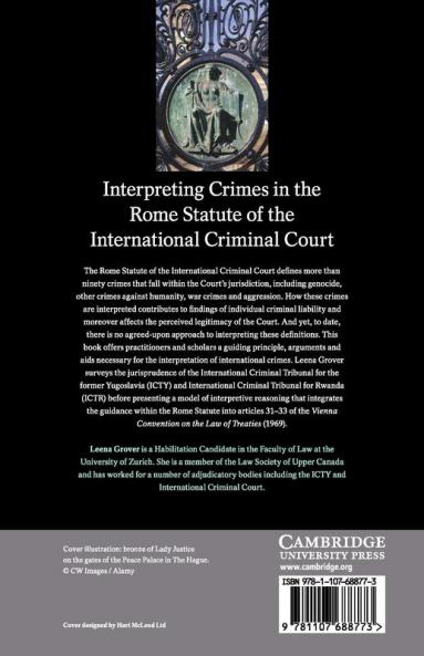 Interpreting Crimes in the Rome Statute of the International Criminal Court