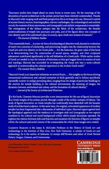 Temple Decoration and Cultural Identity in the Archaic Greek World