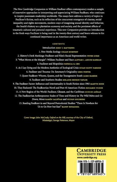 The New Cambridge Companion to William Faulkner